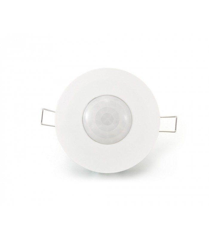 Flush Mounted IP20 6m PIR Detector 360 Deg with Adjustable Time And Lux Level White - 4