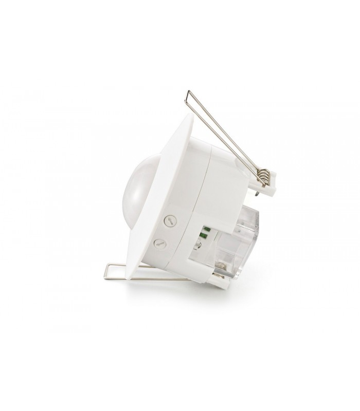 Flush Mounted IP20 6m PIR Detector 360 Deg with Adjustable Time And Lux Level White - 7