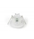 Flush Mounted IP20 6m PIR Detector 360 Deg with Adjustable Time And Lux Level White - 12