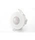 Flush Mounted IP20 6m PIR Detector 360 Deg with Adjustable Time And Lux Level White - 18