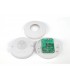 Flush Mounted IP20 6m PIR Detector 360 Deg with Adjustable Time And Lux Level White - 26