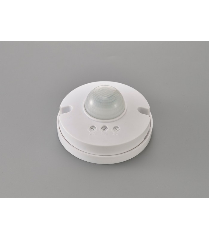 Surface Mounted IP20 6m 360 Deg PIR Sensor with Adjustable Time And Lux Level White - 14
