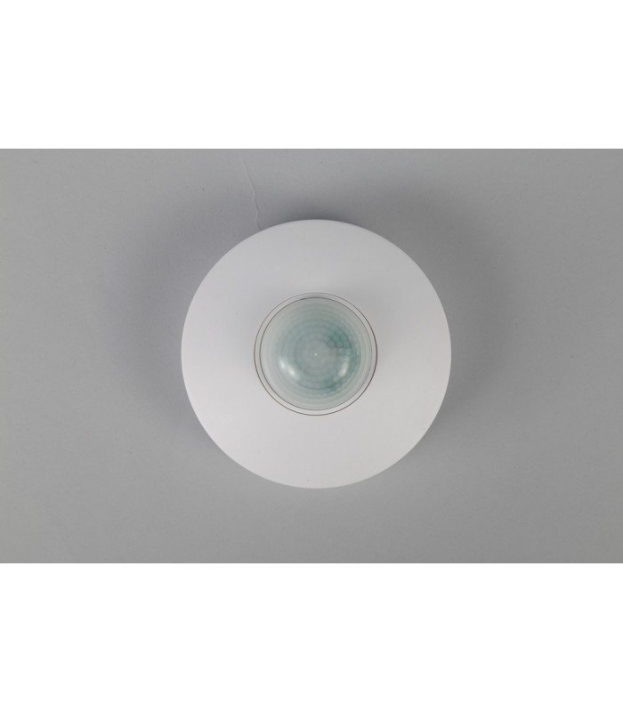 Surface Mounted IP20 6m 360 Deg PIR Sensor with Adjustable Time And Lux Level White - 16