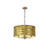 Banyan 3 Light Multi Arm Pendant 1.5m Chain E14 Antique Brass With 50cm x 20cm Gold Leaf With White Lining Shade-1