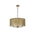 Banyan 3 Light Multi Arm Pendant 1.5m Chain E14 Antique Brass With 50cm x 20cm Gold Leaf With White Lining Shade-4