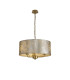 Banyan 3 Light Multi Arm Pendant With 50cm x 20cm Silver Leaf Shade Champagne Gold/Silver Leaf-1
