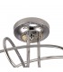 Semi Flush Ceiling 3 Light G9 Polished Chrome, Clear Textured Glass - 7