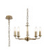 Banyan 45cm 5 Light Multi Arm Pendant Without Shade 1.5m Chain E14 Champagne Gold-1