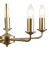 Banyan 45cm 5 Light Multi Arm Pendant Without Shade 1.5m Chain E14 Champagne Gold-8