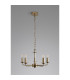 Banyan 45cm 5 Light Multi Arm Pendant Without Shade 1.5m Chain E14 Champagne Gold-9