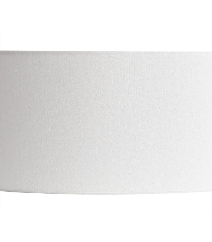 Banyan 5 Light Multi Arm Pendant E14 Satin Nickel With 60cm x 15cm Faux Silk Shade White-8