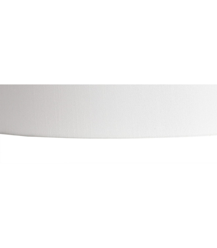 Banyan 5 Light Multi Arm Pendant E14 Satin Nickel With 60cm x 15cm Faux Silk Shade White-10