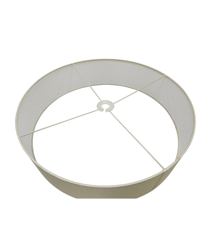Banyan 5 Light Multi Arm Pendant E14 Satin Nickel With 60cm x 15cm Faux Silk Shade Ivory Pearl/White Laminate-8
