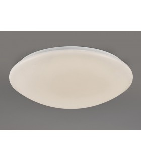LED Flush Ceiling Light, 500mm Round, 30W 1800lm White 4000K - 2