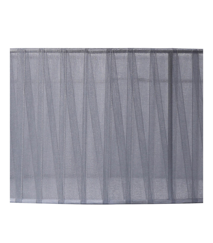Banyan 5 Light Multi Arm Pendant With 60cm x 15cm Organza Shade Satin Nickel/Grey-8