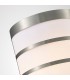 Flush Wall Lamp 1 Light E27 IP44 Exterior Louvre Design Stainless Steel, Opal - 5