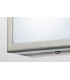 Square LED Flush Ceiling Light, Wall Lamp 2.4W IP44 Exterior Plain Design Stainless Steel, Opal - 5
