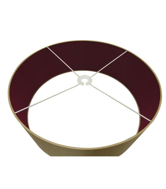 Banyan 5 Light Multi Arm Pendant With 60cm x 22cm Dual Faux Silk Fabric Shade Champagne Gold/Antique Gold-8