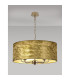 Banyan 5 Light Multi Arm Pendant With 60cm x 22cm Gold Leaf Shade Champagne Gold/Gold Leaf-2