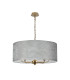 Banyan 5 Light Multi Arm Pendant With 60cm x 22cm Silver Leaf Shade Champagne Gold/Silver Leaf-4
