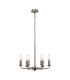 Banyan 44cm 6 Light Multi Arm Pendant/Semi Flush Without Shade 1.5m Chain E14 Satin Nickel-4