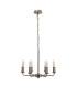 Banyan 44cm 6 Light Multi Arm Pendant/Semi Flush Without Shade 1.5m Chain E14 Satin Nickel-5