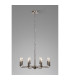 Banyan 59cm 8 Light Multi Arm Pendant/Semi Flush Without Shade 1.5m Chain E14 Polished Nickel-2