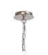 Banyan 59cm 8 Light Multi Arm Pendant/Semi Flush Without Shade 1.5m Chain E14 Polished Nickel-6