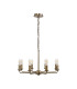 Banyan 59cm 8 Light Multi Arm Pendant/Semi Flush Without Shade 1.5m Chain E14 Antique Brass-5