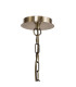 Banyan 59cm 8 Light Multi Arm Pendant/Semi Flush Without Shade 1.5m Chain E14 Antique Brass-6