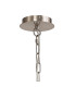 Banyan 59cm 8 Light Multi Arm Pendant/Semi Flush Without Shade 1.5m Chain E14 Satin Nickel-6