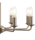 Banyan 59cm 8 Light Multi Arm Pendant/Semi Flush Without Shade 1.5m Chain E14 Satin Nickel-9