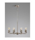 Banyan 59cm 8 Light Multi Arm Pendant/Semi Flush Without Shade 1.5m Chain E14 Satin Nickel-10