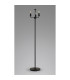 Banyan 3 Light Switched Floor Lamp Without Shade E14 Matt Black-8