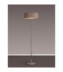 Banyan 3 Light Switched Floor Lamp With 45cm x 15cm Faux Silk Shade Polished Nickel/Grey-2