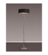 Banyan 3 Light Switched Floor Lamp With 45cm x 15cm Faux Silk Shade Polished Nickel/Black-2