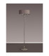 Banyan 3 Light Switched Floor Lamp With 45cm x 15cm Faux Silk Shade Polished Nickel/Grey-11