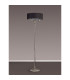 Banyan 3 Light Switched Floor Lamp With 45cm x 15cm Faux Silk Shade Polished Nickel/Black-11