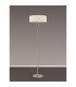 Banyan 3 Light Switched Floor Lamp With 45cm x 15cm Dual Faux Silk Shade Nude Beige/Moonlight Polished Nickel-11
