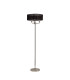 Banyan 3 Light Switched Floor Lamp With 45cm x 15cm Black Organza Shade Polished Nickel/Black-4