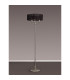 Banyan 3 Light Switched Floor Lamp With 45cm x 15cm Black Organza Shade Polished Nickel/Black-11