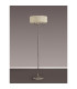 Banyan 3 Light Switched Floor Lamp With 45cm x 15cm Cream Organza Shade Polished Nickel/Cream-11