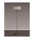 Banyan 3 Light Switched Floor Lamp With 45cm x 15cm Faux Silk Shade Antique Brass/White-11