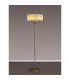 Banyan 3 Light Switched Floor Lamp With 45cm x 15cm Cream Organza Shade Antique Brass/Cream-2