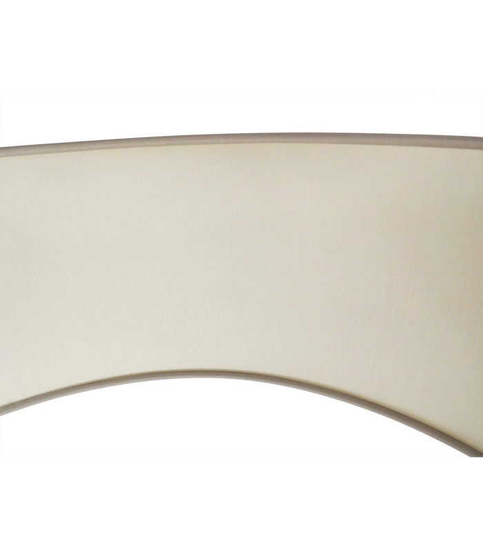 Banyan 3 Light Switched Floor Lamp With 45cm x 15cm Dual Faux Silk Shade Nude Beige/Moonlight Antique Brass-10