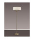 Banyan 3 Light Switched Floor Lamp With 45cm x 15cm Dual Faux Silk Shade Nude Beige/Moonlight Antique Brass-11