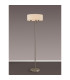 Banyan 3 Light Switched Floor Lamp With 45cm x 15cm Dual Faux Silk Shade Nude Beige/Moonlight Satin Nickel-2