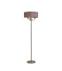 Banyan 3 Light Switched Floor Lamp With 45cm x 15cm Dual Faux Silk Shade Taupe/Halo Gold Satin Nickel-4