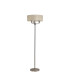 Banyan 3 Light Switched Floor Lamp With 45cm x 15cm Cream Organza Shade Satin Nickel/Cream-4