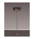Banyan 3 Light Switched Floor Lamp With 45cm x 15cm Black Organza Shade Satin Nickel/Black-2